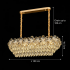 Candelabru Cristal JARDIN Supremo 12xE14, Dimensiune 100x35 cm, Inaltime 35 cm, Auriu Lucios, Inaltime Reglabila, Design Elegant [4]