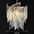 Candelabru Cristal TWEEZE Nobile, 6xE14, D40 cm, Auriu, Metal si Cristal [4]