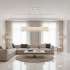 Candelabru Cristal VOLNA Supremo, 128W, 100x30cm, Lumina Calda/Neutra/Rece, Alb, Metal si Cristal [2]