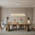 Candelabru Cristal VOLNA Supremo, 128W, 100x30cm, Lumina Calda/Neutra/Rece, Alb, Metal si Cristal [3]