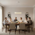 Candelabru Cristal VOLNA Magno, 124W, D60cm, Lumina Calda/Neutra/Rece, Alb, Metal si Cristal [3]