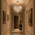 Candelabru Cristal VALMONT Nobile 6xE14, D40 cm, Auriu, Inaltime Reglabila, Metal si Cristal [4]