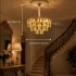 Candelabru Cristal VENARIA 8x E14, Diametru 50cm, Auriu Lucios, Inaltime Reglabil [4]
