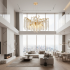 Candelabru Cristal ARBUS Regalis, Φ80cm, 10xE14, Auriu, Metal si Cristal [3]