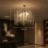 Candelabru Cristal WILLOW, 5x E14, Diametru 50cm, Crom [3]