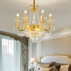 Candelabru Cristal 11xE14, D80cm, Auriu Lucios, Inaltime Reglabila, Metal si Cristal Candelabru Cristal 11xE14, D80cm, Auriu Lucios, Inaltime Reglabila, Metal si Cristal