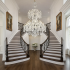 Candelabru Cristal , 55xE14, Diametru 145cm, Inaltime 230cm, Argintiu, Inaltime Reglabila, Design Elegant [3]