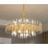 Candelabru Cristal CC850/620GD ,10xE14, 62X45cm, Inaltime Reglabila, Auriu Lucios, ,Design Elegant, Metal si Cristale [3]