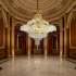 Candelabru Cristal PALACE Supremo 29xG9, D115cm, Auriu Lucios, Inaltime Reglabila, Metal si Cristal [2]