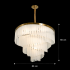 Candelabru Cristal MUNTEAN Regalis, 15xE14, D80 cm, Metal si Cristal, Auriu [4]
