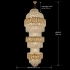 Candelabru Cristal TRIO Magno 49xE14, Diametru 65cm, Inaltime 200cm, Auriu Lucios, Inaltime Reglabila, Design Elegant [4]
