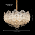 Candelabru Cristal CROWN Regalis 21xE14, Diametru 80cm, Inaltime 45cm, Auriu Lucios, Inaltime Reglabila, Design Elegant [4]