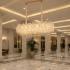 Candelabru Cristal CROWN Supremo 11xE14, Dimensiune 80x30 cm, Inaltime 33 cm, Auriu Lucios, Inaltime Reglabila, Design Elegant [2]