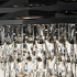 Candelabru Cristal HEXA Ø30cm 3xE14 Negru Inaltime Reglabila [4]