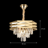 Candelabru Cristal HEXA Ø37cm 5xE14 Auriu [4]