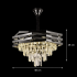Candelabru Cristal HEXA Ø48cm 8xE14 Negru [4]
