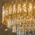 Candelabru Cristal HAMPTON Nobile 5xE14, Diametru 40cm, Auriu Lucios, Inaltime Reglabila [2]