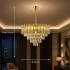 Candelabru Cristal HAMPTON Nobile 5xE14, Diametru 40cm, Auriu Lucios, Inaltime Reglabila [3]