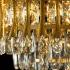 Candelabru Cristal HAMPTON Nobile 5xE14, Diametru 40cm, Auriu Lucios, Inaltime Reglabila [4]