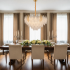 Candelabru Cristal LACE Regalis 21xE14, Diametru 80cm, Inaltime 49cm, Auriu Lucios, Inaltime Reglabila, Design Elegant [3]