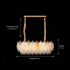 Candelabru Cristal LACE Royale 11xE14, Dimensiune 83x33 cm, Inaltime 31 cm, Auriu Lucios, Inaltime Reglabila, Design Elegant [4]