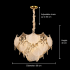 Candelabru Cristal LUXE Magno, 21xE14, Diametru 60cm, Inaltime 40cm, Auriu Lucios, Inaltime Reglabila, Design Elegant [4]