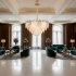 Candelabru Cristal LUXE Regalis, 21xE14, Diametru 80cm, Inaltime 45cm, Auriu Lucios, Inaltime Reglabila, Design Elegant [2]