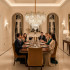 Candelabru Cristal VETRA Magno 10xE14, D60 cm, Auriu, Inaltime Reglabila, Metal si Cristal [3]