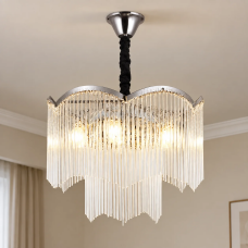 Candelabru Cristal MEKELLE Nobile, 6x E14, Diametru 40cm, Metal si Cristal, Crom Lucios, Inaltime Reglabila Candelabru Cristal MEKELLE Nobile, 6x E14, Diametru 40cm, Metal si Cristal, Crom Lucios, Inaltime Reglabila