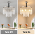 Candelabru Cristal MEKELLE Eleganza, 8x E14, Diametru 50cm, Metal si Cristal, Crom Lucios, Inaltime Reglabila [2]