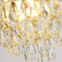 Candelabru Cristal VERSAILLES Magno 8x E14, Diametru 60cm, Auriu Lucios si Alb, Inaltime Reglabila [2]
