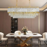 Candelabru Cristal VERSAILLES Regalis, Lungime 80cm, 10xE14, Alb, Inaltime reglabila [2]