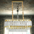 Candelabru Cristal VERSAILLES Regalis, Lungime 80cm, 10xE14, Alb, Inaltime reglabila [3]