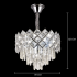 Candelabru Cristal VECTORIA Nobile 5xE14, Diametru 39cm, Crom Lucios, Inaltime Reglabila, Metal si Cristal [4]