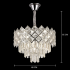 Candelabru Cristal VECTORIA Eleganza 8xE14, Diametru 48cm, Crom Lucios, Inaltime Reglabila, Metal si Cristal [4]