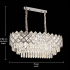 Candelabru Cristal VECTORIA Supremo, 10xE14, Diametru 75x39cm, Crom Lucios, Inaltime Reglabila, Metal si Cristal [4]