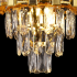 Candelabru Cristal BRAN Petito 3xE14, Diametru 30cm, Auriu Lucios, Inaltime Reglabila [4]