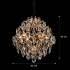 Candelabru Cristal KONIG Nobile, 5xE14, D40 cm, Auriu, Inaltime Reglabila, Metal si Cristal [4]