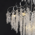 Candelabru Cristal PUBU Eleganza, 5x E14, Diametru 50cm, Crom [5]