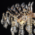 Candelabru Cristal PALERMO Eleganza 5xE14, Diametru 50cm, Auriu [4]