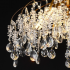 Candelabru Cristal CC9321/5FGD, 5x E14, Diametru 50cm, Auriu [2]
