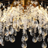 Candelabru Cristal CC9321/5FGD, 5x E14, Diametru 50cm, Auriu [3]