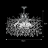 Candelabru Cristal PROWES Magno, 10xE14, D60 cm, Crom Lucios, Inaltime Reglabila, Metal si Cristal [4]