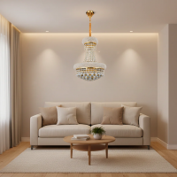 Candelabru Cristal NUVOLA Elegenza, 12xE14, D50 cm, Auriu, Inaltime Reglabila, Metal si Cristal Candelabru Cristal NUVOLA Elegenza, 12xE14, D50 cm, Auriu, Inaltime Reglabila, Metal si Cristal
