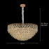 Candelabru Cristal ERDENET Magno, 12xE14, Diametru 60 cm, Metal si Cristal, Auriu Lucios, Inaltime Reglabila [4]