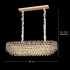 Candelabru Cristal ERDENET Supremo, 12xE14, 92x38x36 cm, Metal si Cristal, Auriu Lucios, Inaltime Reglabila [4]