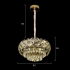 Candelabru Cristal BANO Nobile, 24W, 4xE14, Lumina Rece/Calda/Neutra, Inaltime Reglabila, Metal si Cristal, Auriu [4]