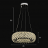 Candelabru Cristal KALTO Nobile, 72W, Lumina Rece/Calda/Neutra, Inaltime Reglabila, Metal si Cristal, Crom Lucios [4]