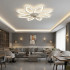 Lustra LED Ventilator ANEMO cu Telecomanda, 48W, D87cm, Lumina Rece/Neutra/Calda, Metal si Plastic, Alb [2]