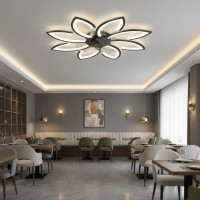 Lustra LED Ventilator ANEMO cu Telecomanda, 47W, D87cm, Lumina Rece/Neutra/Calda, Metal si Plastic, Negru Lustra LED Ventilator ANEMO cu Telecomanda, 47W, D87cm, Lumina Rece/Neutra/Calda, Metal si Plastic, Negru